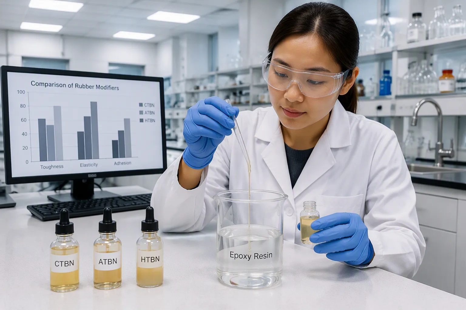 Agen Pengerasan Epoxy Membandingkan Kinerja dan Keekonomian CTBN, ATBN, dan HTBN