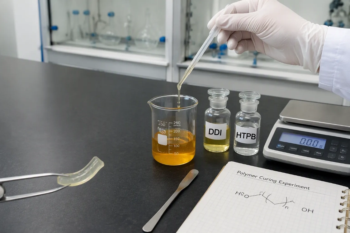 Dimeryl Diisocyanate (DDI) digunakan sebagai bahan pengawet untuk sistem pengikat HTPB